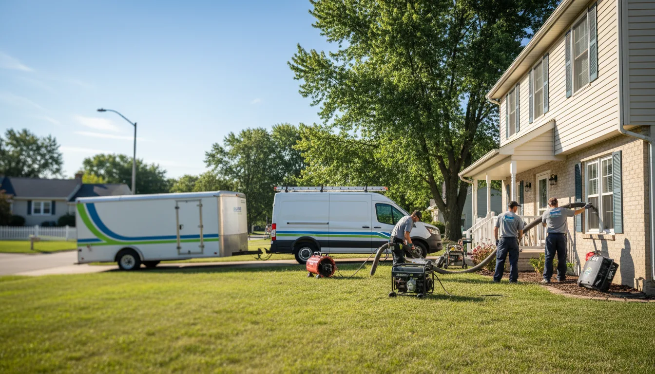 Flooded Basement Restoration And Cleanup With Repair in Gibson, IA near me